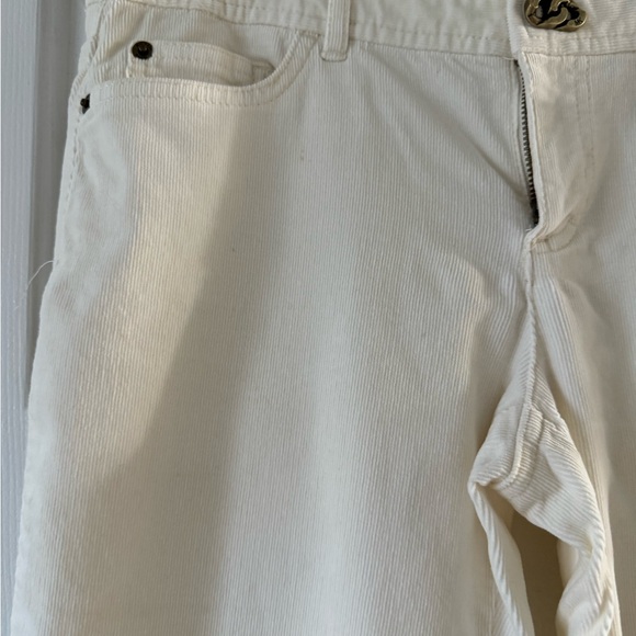 MICHAEL KORS Corduroy Jeans Size 4 Cream - Picture 6 of 15